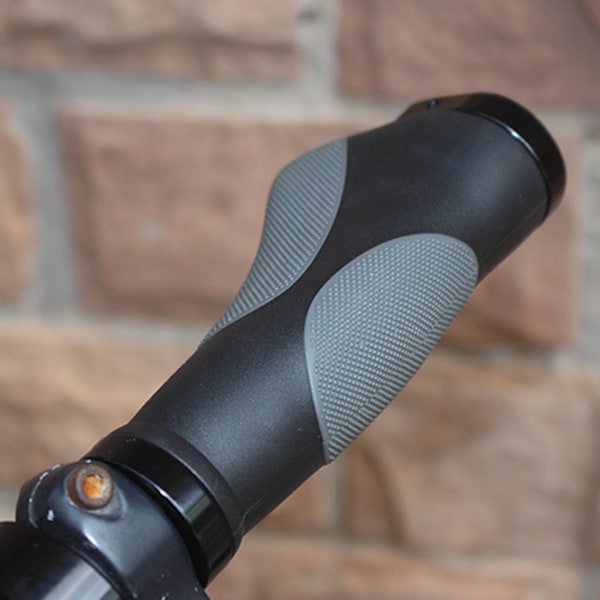 1 par styrehåndtak Ergonomisk håndtaksdeksel Sklisikkert for terrengsykler Two long handles