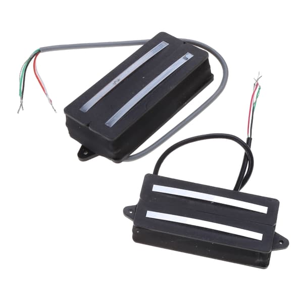 Mini Humbucker Dubbel Rail Humbucker Twin Blade Pickup för Gitarr