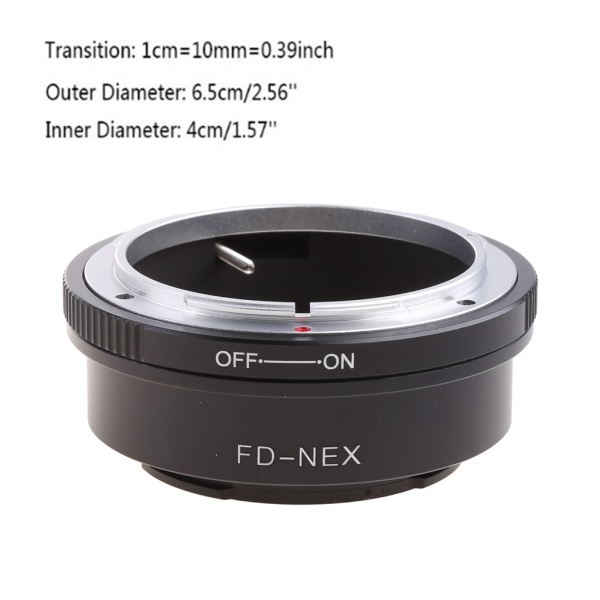 FD-NEX Adapterfäste Ringfäste för FD-objektiv till NEX E NEX-3 NEX-5 NEX-VG10 Kameratillbehör