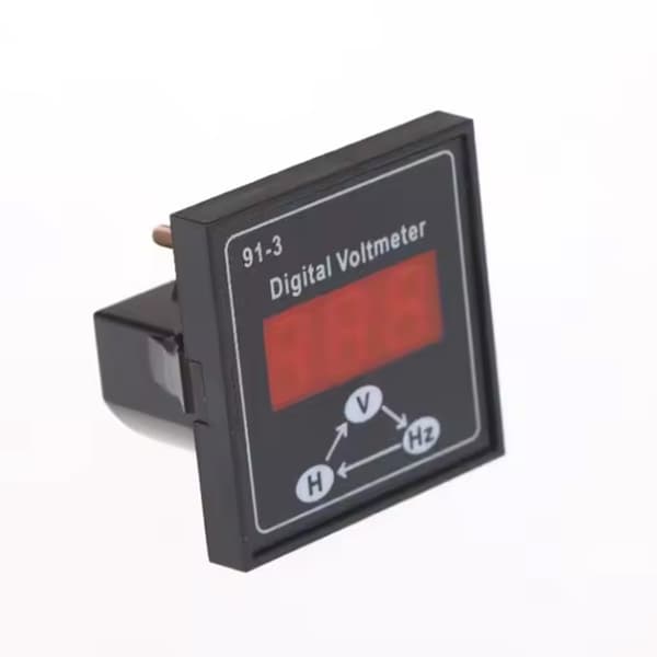 91-3 Digital Voltmeter för Generator Enfas Trefas Spänningsmätare LED