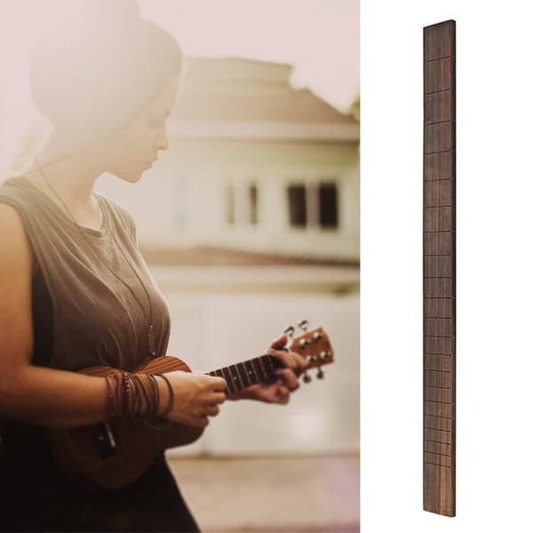 Gitarrgreppbräda ersättning 21 band elektrisk gitarr rosenträ greppbräda