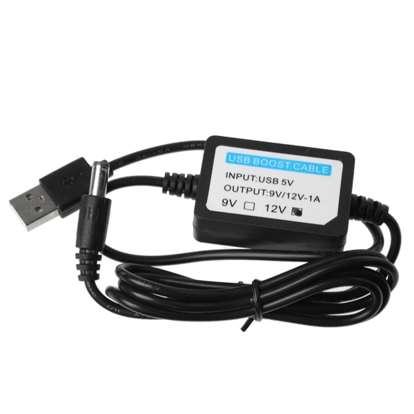 USB Charge Power Boost-kabel til DC 5V til 12V 1A Step Up Converter Adapter USB-ladekabel med Boost-komponent