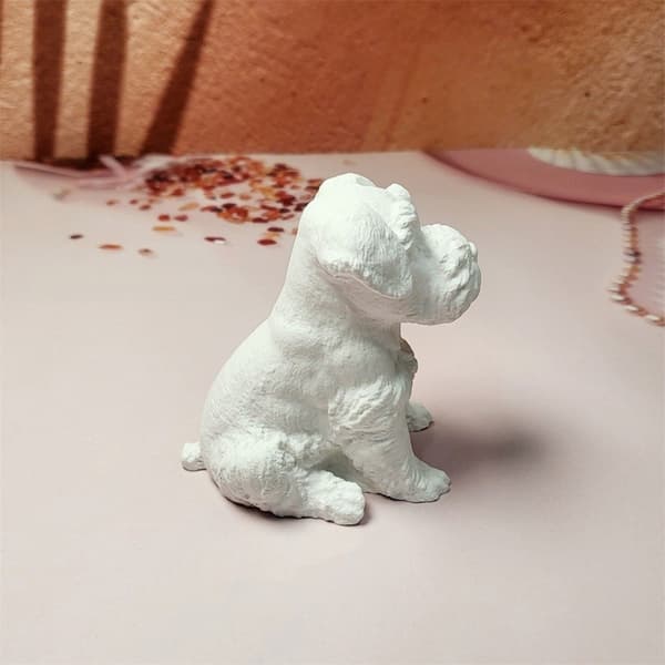 3D Hundeform Silikoneforme Ornament Gipsforme Håndlavede Støbeforme