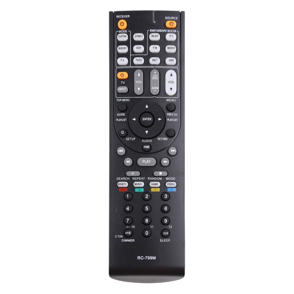Husholdnings AV-mottakerkontroller RC-799M for Onkyo HT-R391 HT-R558 HT-R590