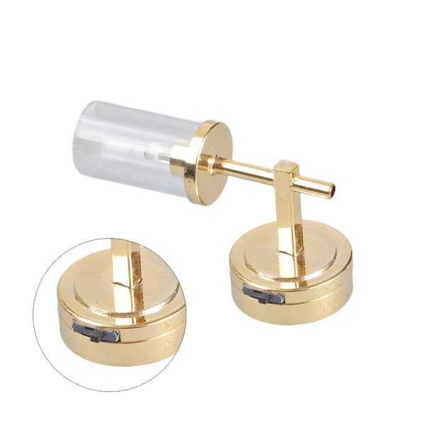 Antik Sconce Dockhus LED Vägglampa Diorama Samlarobjekt Display