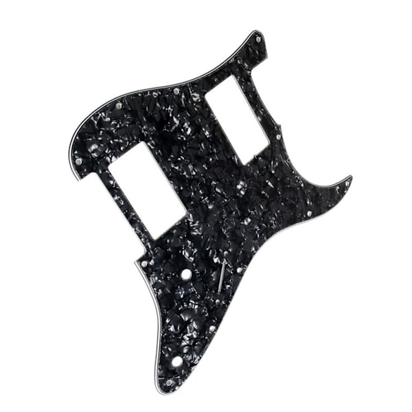 3-lagers svart plektrumskydd för gitarr till Fender Strat 2 HH Humbucker