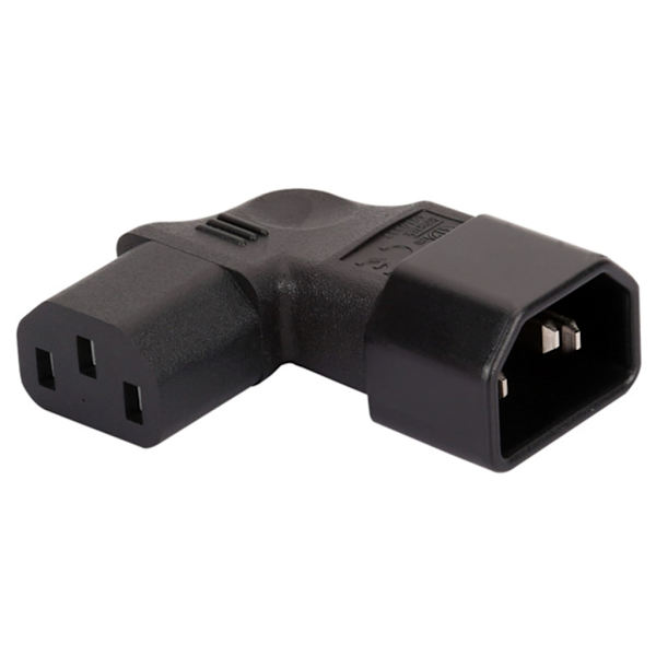 IEC 320 C14 hane till IEC320 C13/C5/C7 hona Adapter Konverteringskontakt 3-stifts kontakt Power Converter