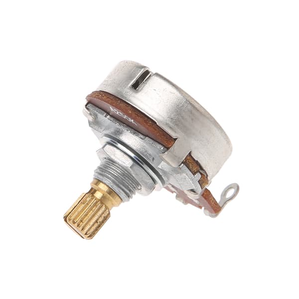 A250K Potentiometer Splined Pot Elektrisk Gitarr Bas Effekt Amp Ton Volym Del