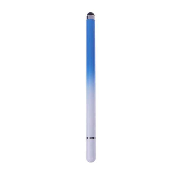 Universal kapacitiv penna med dubbla huvuden Silikonskiva med pekskärm Blue