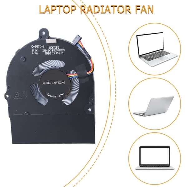 1 stk. Laptop Kølere Køleplade til ThinkPad L14 L14 CPU Køleventilator DC5V