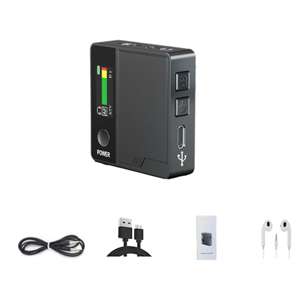 Voice Changer Mini Bærbar Voice Change Modulator med justerbare stemmefunktioner Telefon Computer Lydkort Mic Tool