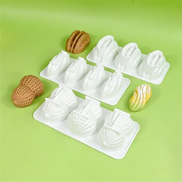 Nødder Silikoneforme til kagepynt Cupcake Toppers Nødder Fondantforme