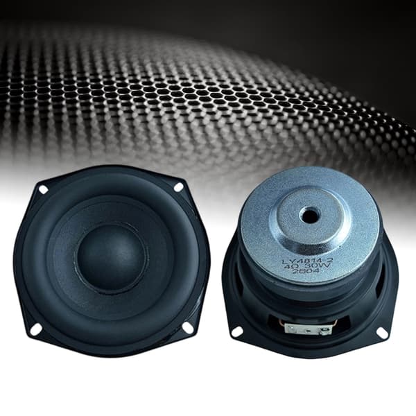 5.25Tommer 4Ohm 30W Bashøjttaler Stereo Bashøjttaler Rund Form