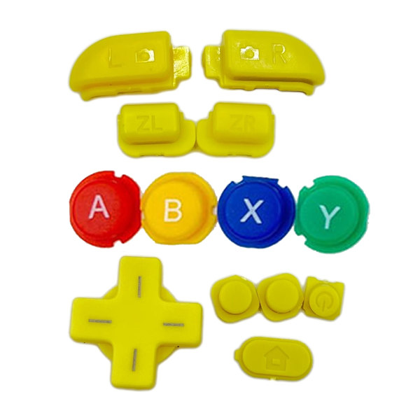 Fullt set plastknappar för nya 3DSXL 3DSLL D Pad ABXYLR ZL ZR Home On Of Power -knappar Reparation Byte Hållbar
