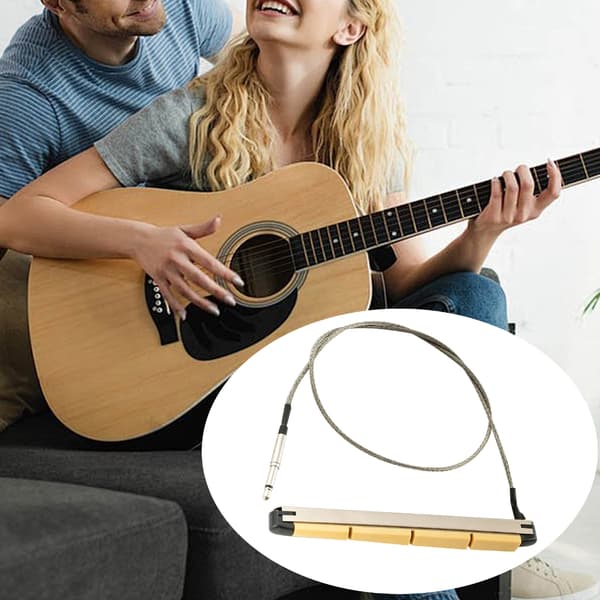 Under-Bridge Piezo Pickup med 2,5 mm plugg og kabel for bruk