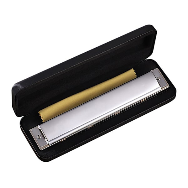 Harmonica i C-dur 24 hål Polyfoni Orgel Diatonisk Mun E