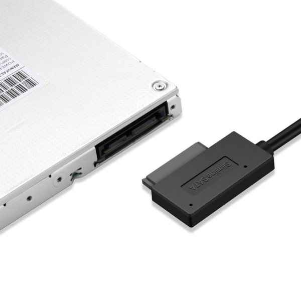 SATA till USB 2.0 Sata 7+6-stiftskabel 13-stifts adapterkabel för bärbar dator
