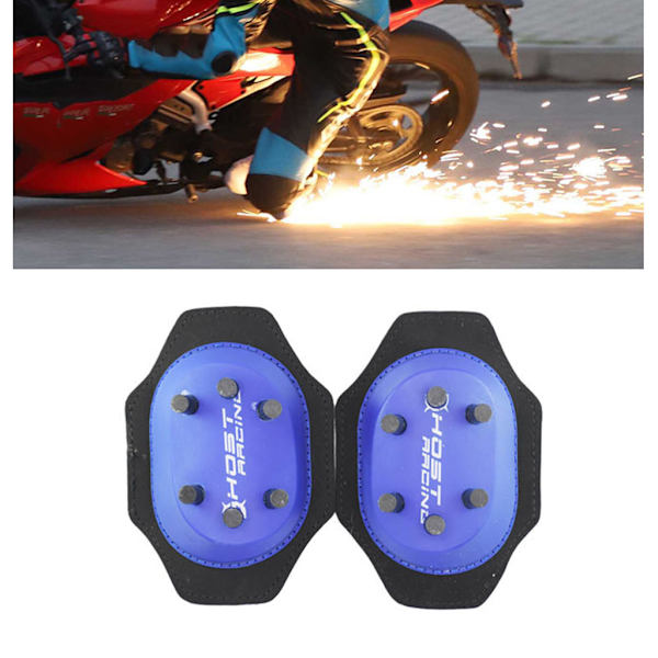 2st Cykling Knäskydd Motorcykel Knäskydd Novel Slider Spark Grinding Knäväska Böjning Artefakt Slipväska