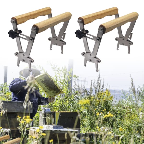 Holdbare bikuberammeklemmer med rustfrit stål og ergonomisk trægreb