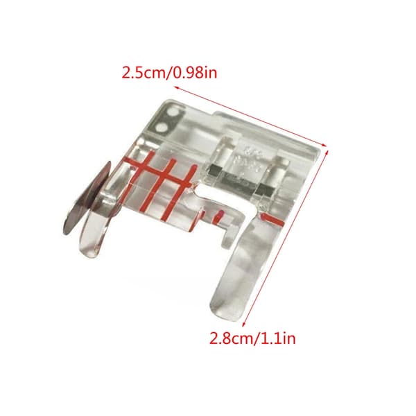Snap-on trykkfot erstatning for symaskin