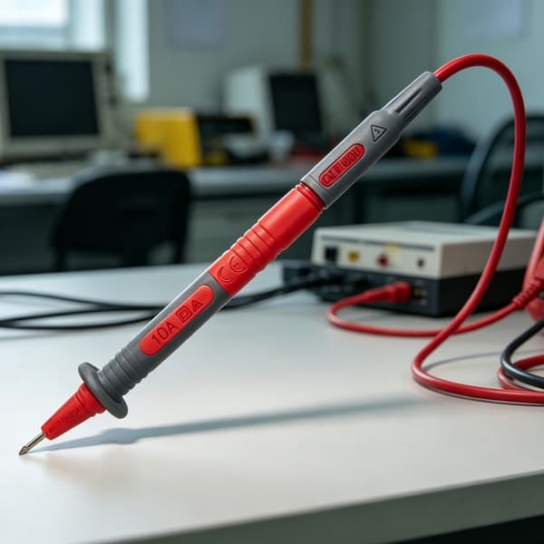 Elektriske testprober Silikonehåndtag Sikkert greb Multimeterprobe Nål