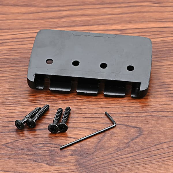 4-strengs fast sadel basbro top load tailpiece til elektriske basdele