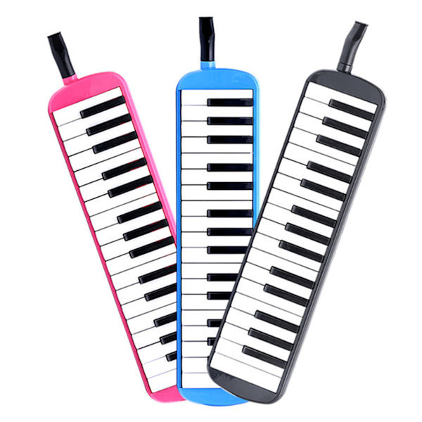 Holdbar 32 Klaver Tangenter Melodica Med Taske Musikinstrument Begyndere Black