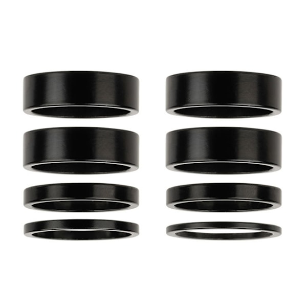 Headsetspacere i aluminiumslegering til cykler, forgaffel, headset, frempindsspændeskiver 55mm high 8 pieces 