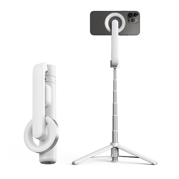 Magnetisk Bluetooth-kompatibel fjärrutdragbart stativ för telefon Live Streaming Video