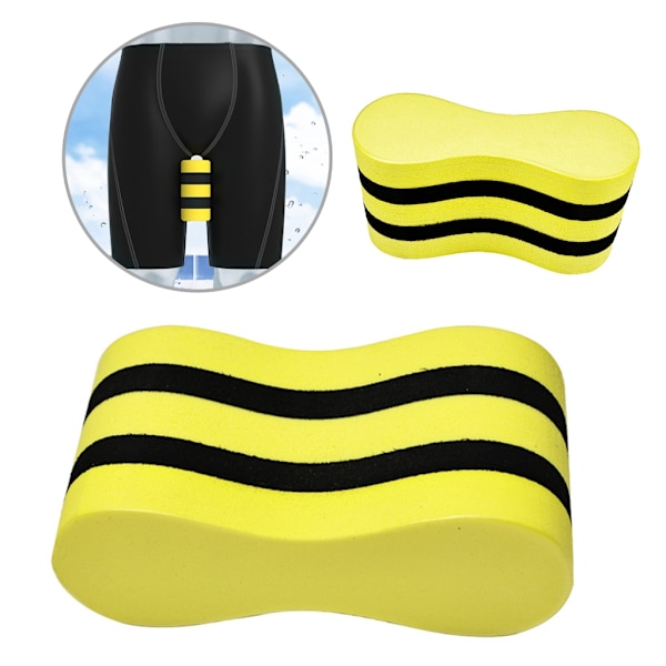 Skumdragbräda flytbräda kickbräda pool fitnessövning träningsverktyg Yellow blue
