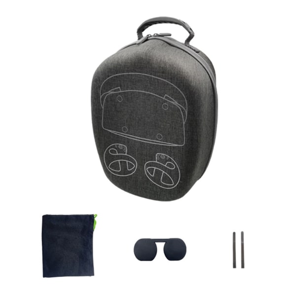 Bärbart skal Cover för PS VR2 Headsetförvaringsväska med cover Bälte Headsetväska med handtagshållare