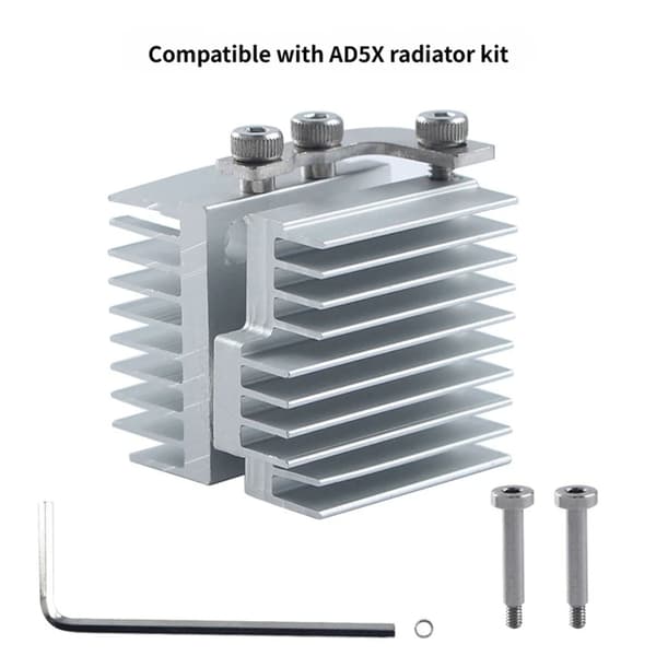 Solid aluminium varmeoverføringsenhet for Drive 3D-printer Hot End-montering