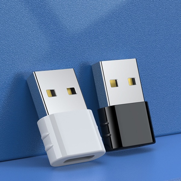 USB C Hona till USB Hane Adapter USB Typ C till USB 2.0 Adapter Converter Black