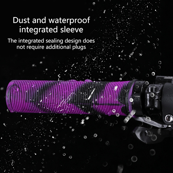 DeathGrip Bike Death Grip - Helppo asentaa kahvat pehmeästä kumimateriaalista Black purple