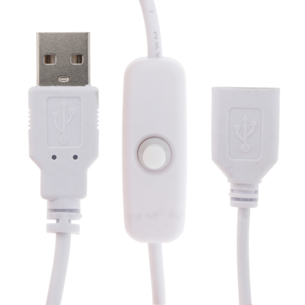5V hane till hona USB kabel med på/av-brytare power för USB fläkt