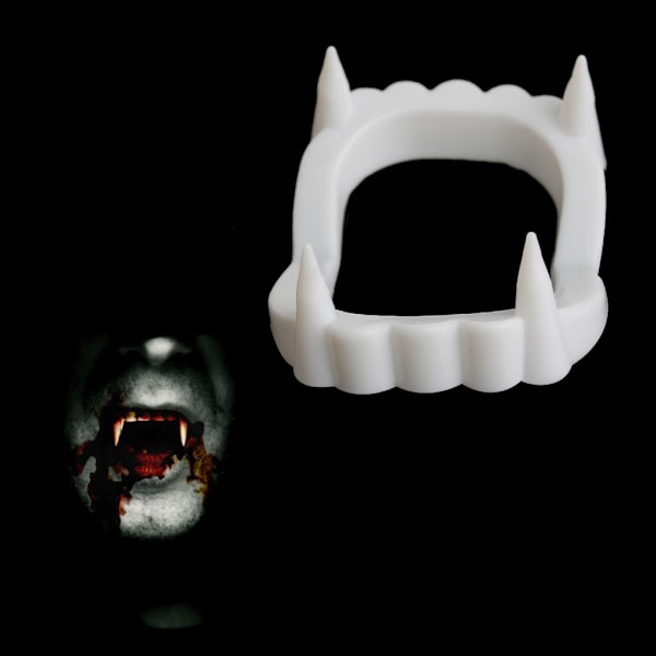 för Vampire for Dracula Teeth Halloween för Monster Werewolf Zombie Fangs Hallow