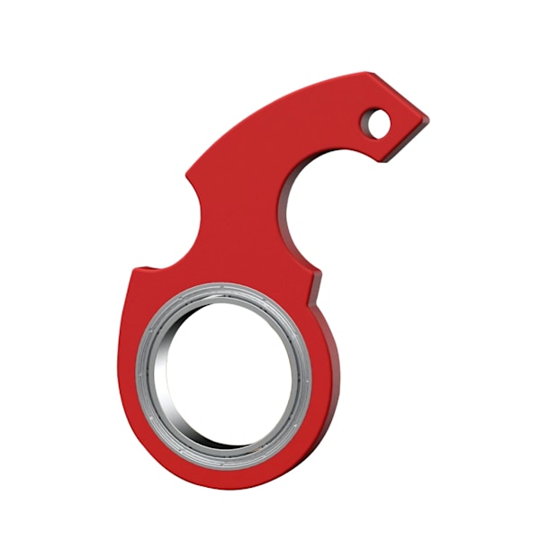 Nøglering Spinner Spinning Nøglering Spinner Legetøj til Bilnøgle Nøgle Flipping Legetøj Stress Reliever Legetøj Lomme Legetøj Spinning