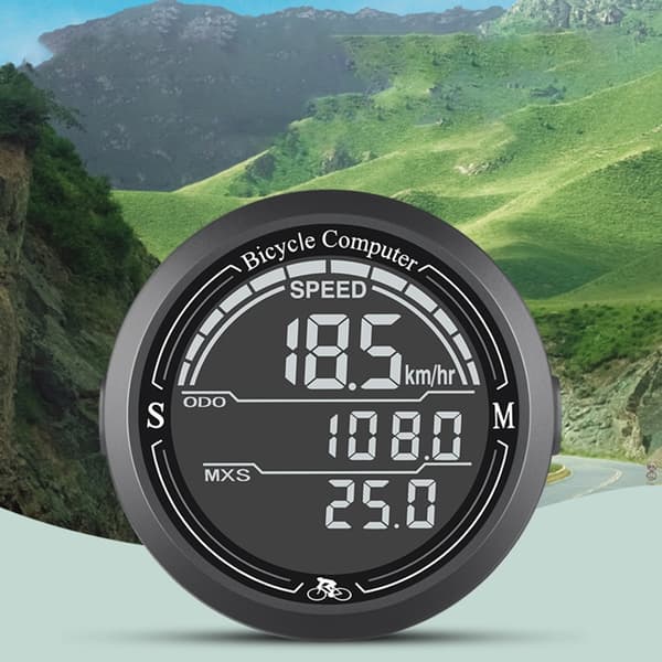 Vanntette trådløse sykkelcomputere multifunksjonelle sykkel speedometer