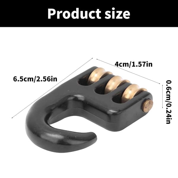 Stærk 3-rulle hjul windsurf rigging pulley krog til windsurfing hardware