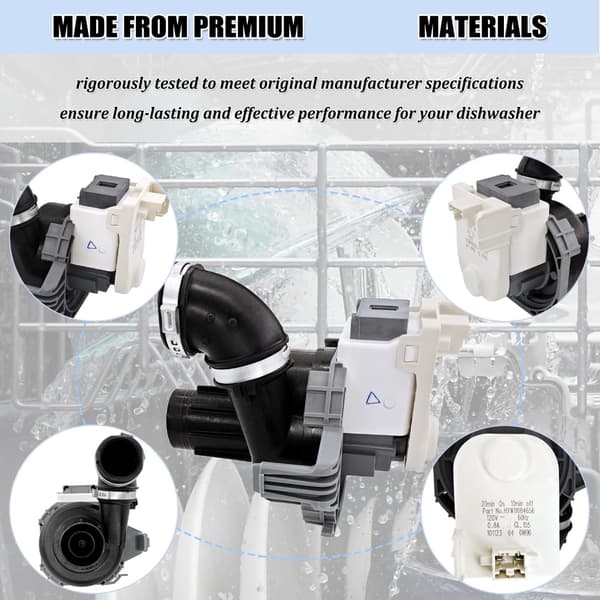 Diverse Kompatibel Diskmaskin Ersättningspumpmotor Stark ABS-textur