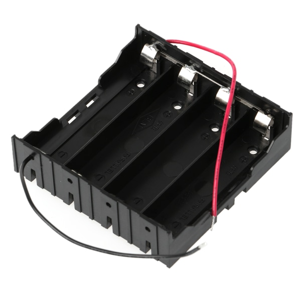 3,7V 3x eller 4x 18650 batteriholder for koffertkontakt Oppbevaringsboks med kabel for 3 eller 4 seksjon 18650 batterier