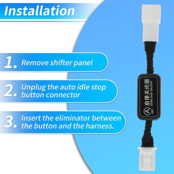 Bil Start Stopp System Slett Plug Eliminatorer Enhetskabel Bilmotor