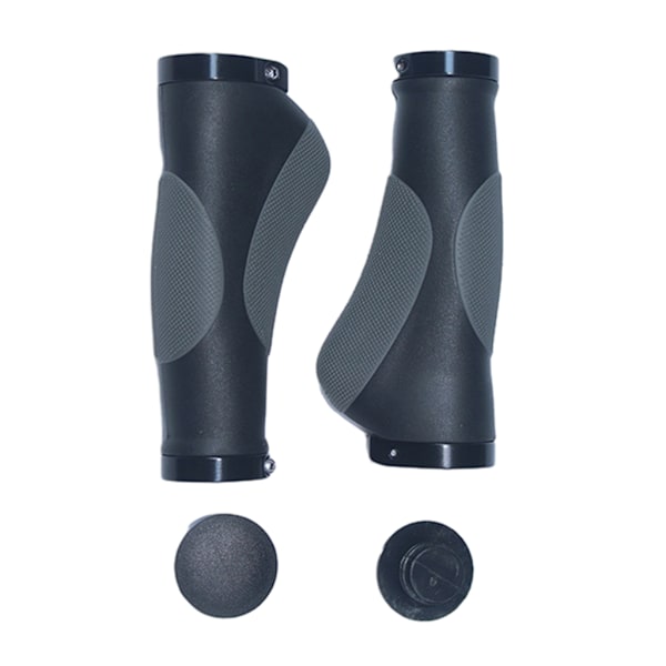 1 par styrehåndtak Ergonomisk håndtaksdeksel Sklisikkert for terrengsykler Two long handles