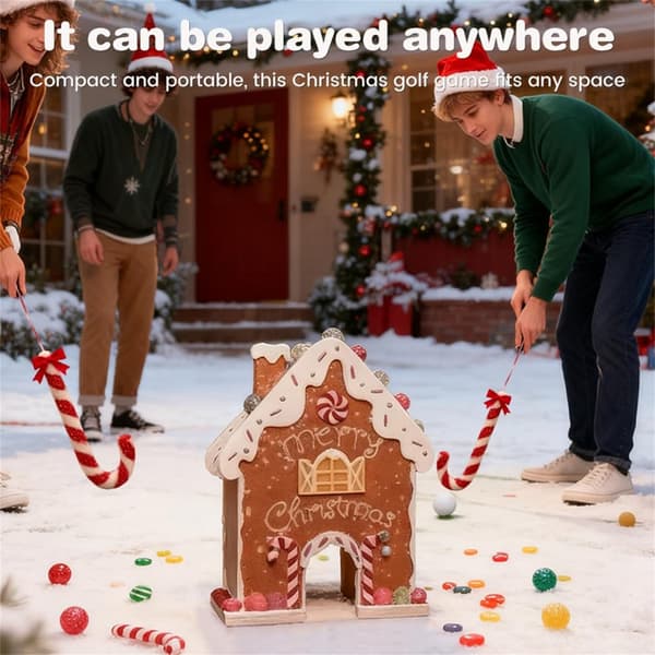 Festival Pepparkakor Golfspel Godisklubba Golfset för Julmys