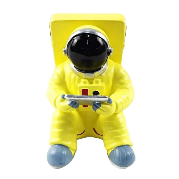 til Creative Astronaut Cell Phone Stand Tablets Spaceman Bracket Resin Phone Hol