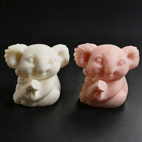 Søt 3D Koala Silikonform Håndlaget Såpe Stearinlys Håndverksform