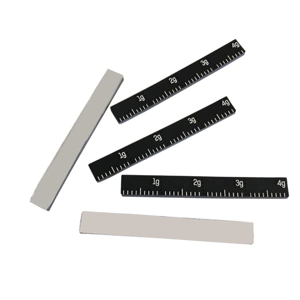 Vekt- og balanse-strips for racket, justerbar balansepute