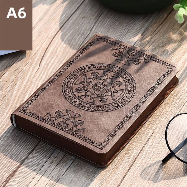 Vintage läder anteckningsblock Travel Journal Bsuiness anteckningsbok dagbok för vuxna presenter