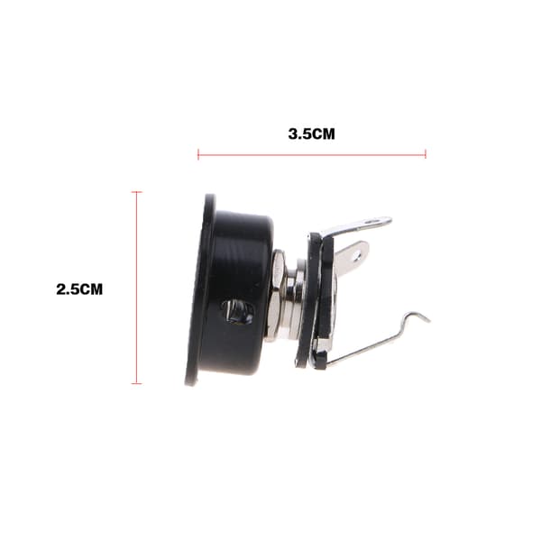 Electrosocket Jack Plate og Socket Assembly for Telecaster Gear Elektrisk Gitar