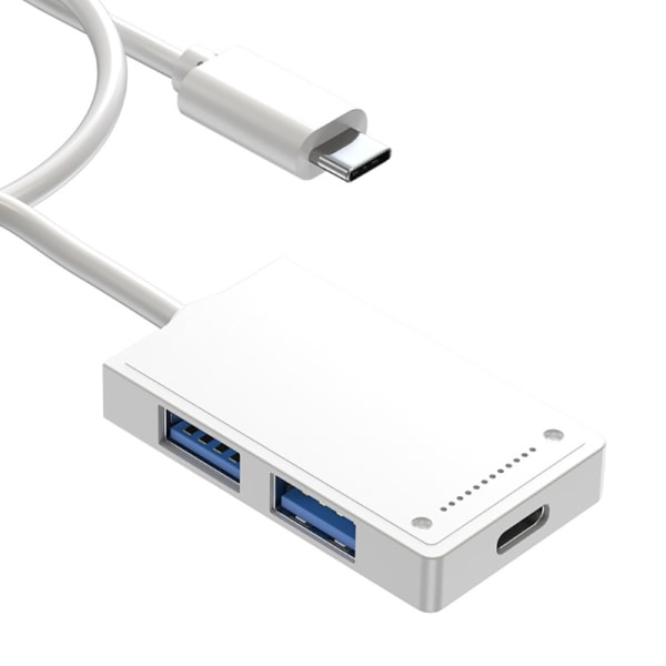 4-Port Type C Hub USB 3.0 2.0 Splitter Dator Notebook Tillbehör för Laptop Extender Gadget Adapter Converter